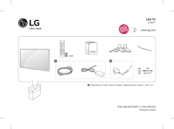 LG 24LF450D Manuel du propriétaire | Fixfr