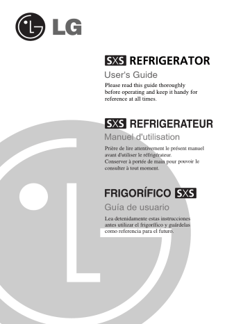 LG GR-P257STB Manuel du propriétaire | Fixfr