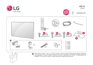 55LX761H | LG 32LX761H Manuel du propriétaire | Fixfr