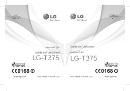 LG T375 Manuel du propriétaire