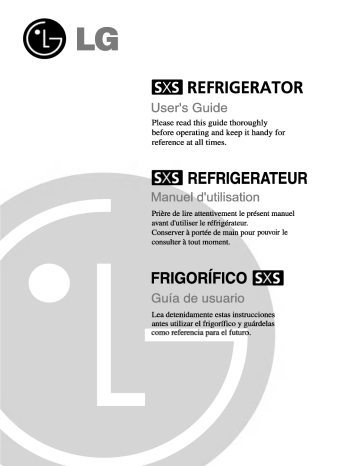 LG GR-P227STK Manuel du propriétaire | Fixfr