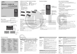 LG KG275 Manuel du propriétaire