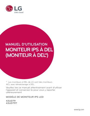 43UD79-B | LG 43UD79 Manuel du propriétaire | Fixfr