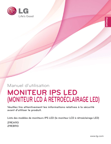 29EA93-P | LG LG 29EA93 Manuel du propriétaire | Fixfr