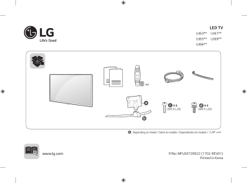 LG 65UJ670V Manuel du propriétaire | Fixfr