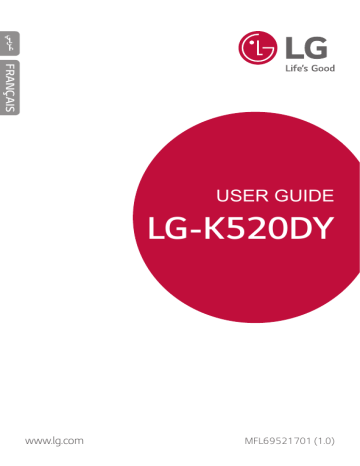 K520 Brown Gold | K520-Titan | LGK520DY | K520-Brown-Gold | K520-White | K520 White | LG K520 Titan Manuel du propriétaire | Fixfr