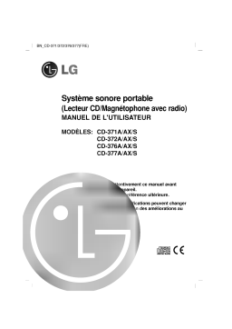 LG CD-371A Manuel du propriétaire