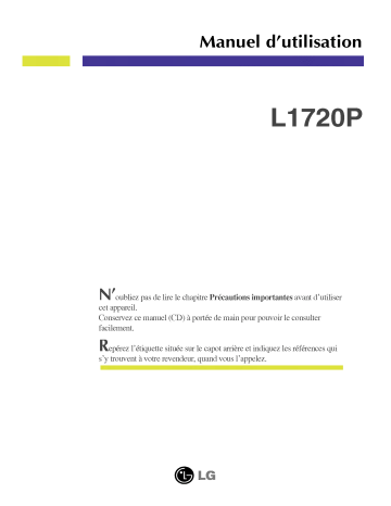LG L1720P Manuel du propriétaire | Fixfr