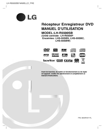 LG LH-R5500SB Manuel du propriétaire | Fixfr
