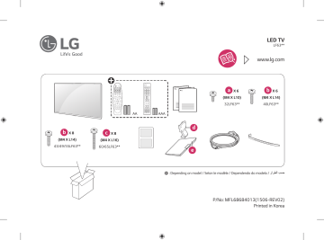 55LF630T | 55LF631V | 32LF631V | 49LF631V | 43LF6300 | 65LF630T | 49LF630T | 65LF6300 | 55LF6300 | 65LF631V | 32LF630T | 49LF6300 | 32LF6300 | 43LF631V | LG 43LF630T Manuel du propriétaire | Fixfr