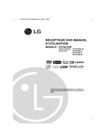 LG HT762TZR Manuel du propriétaire | Fixfr