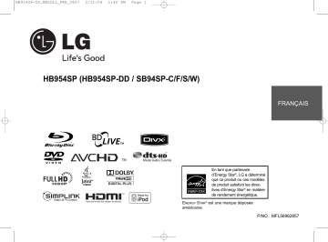 LG HB954SP Manuel du propriétaire | Fixfr