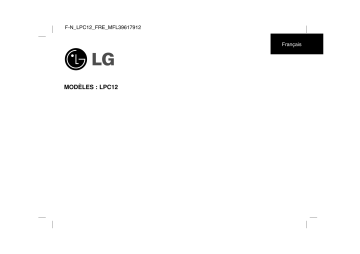 LG LPC12 Manuel du propriétaire | Fixfr