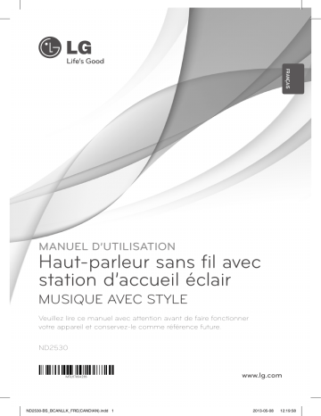 LG ND2530 Manuel du propriétaire | Fixfr