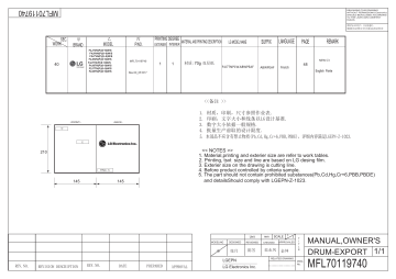 LG F4J7TNP1W Manuel du propriétaire | Fixfr