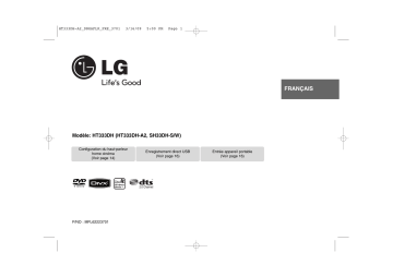 LG HT333DH Manuel du propriétaire | Fixfr