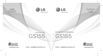 LG GS155 Manuel du propriétaire | Fixfr