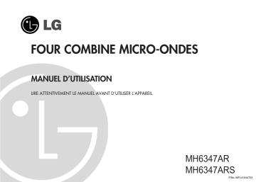 LG MH6347AR Manuel du propriétaire | Fixfr