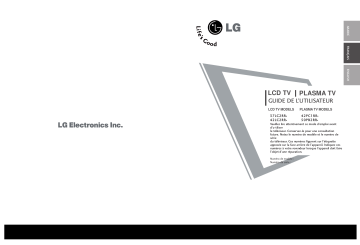 LG 42PC1RR Manuel du propriétaire | Fixfr