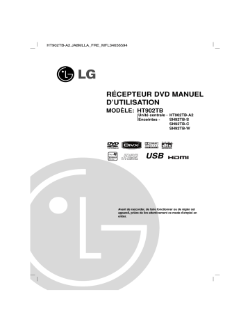 LG HT902TB Manuel du propriétaire | Fixfr