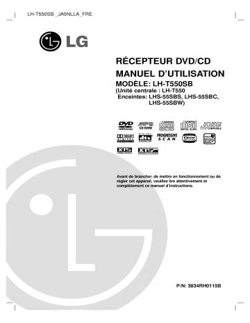 LG LH-T550SB Manuel du propriétaire | Fixfr