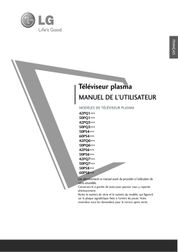 LG 50PQ70BR Manuel du propriétaire