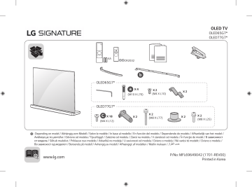 LG OLED77G7V Manuel du propriétaire | Fixfr