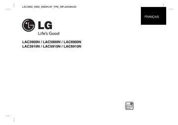 LAC5900N | LG LAC3900N Manuel du propriétaire | Fixfr