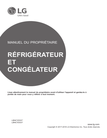 LBNC10551V | LG LBNC12551V Manuel du propriétaire | Fixfr