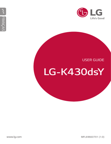 K430 White | K430 Gold | K430-Gold | K430-Indigo-Blue | LGK430DSY | K430 Indigo Blue | LG K430-White Manuel du propriétaire | Fixfr