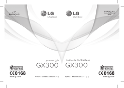 LG GX300 Manuel du propriétaire