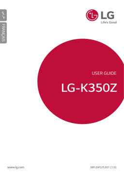 LG LGK350Z Manuel du propriétaire