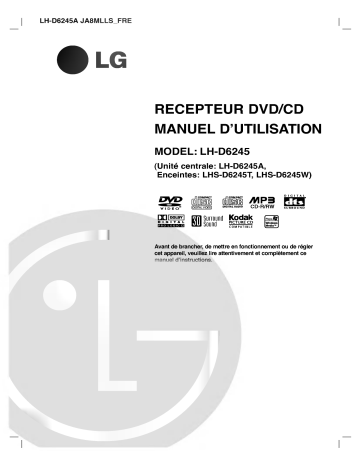 LG LH-D6245A Manuel du propriétaire | Fixfr