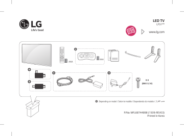 43LF510A | 49LF510A | LG 32LF510A Manuel du propriétaire | Fixfr