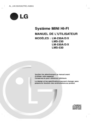 LG LM-530A Manuel du propriétaire | Fixfr