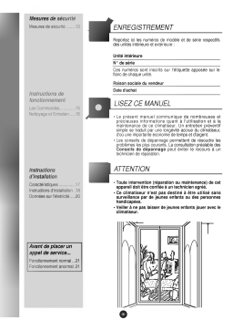 LG LWN1966BCD Manuel du propriétaire