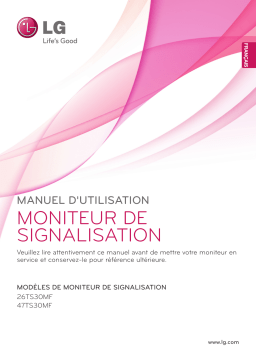 LG 26TS30MF-B Manuel du propriétaire