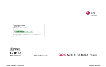 LG GW300 Manuel du propriétaire | Fixfr