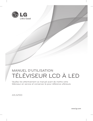 LG 22LS2100-TA Manuel du propriétaire | Fixfr