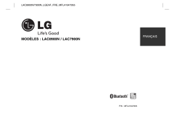 LG LAC7900N Manuel du propriétaire