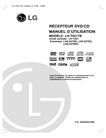 LG LH-T551TB Manuel du propriétaire | Fixfr