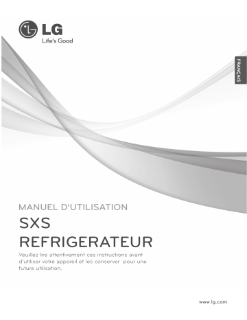 LG GR-P237ATXN Manuel du propriétaire | Fixfr