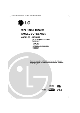 LG MDD62-A0U Manuel du propriétaire