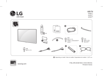 LG 60UH850V Manuel du propriétaire | Fixfr