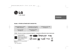 LG HT564DG Manuel du propriétaire