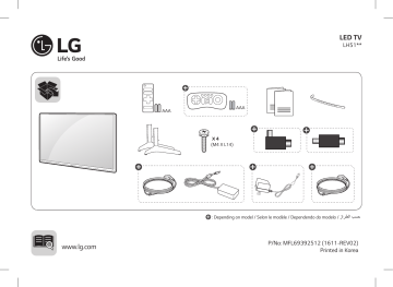 49LH511A | 43LH511A | LG 32LH510A Manuel du propriétaire | Fixfr