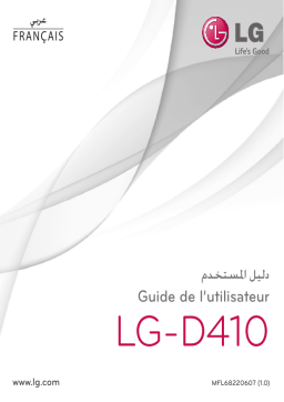 LG D410 Manuel du propriétaire