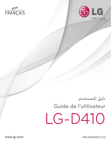 LGD410 | LG D410 Manuel du propriétaire | Fixfr