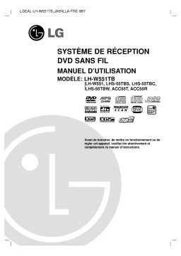 LG LH-W551TB Manuel du propriétaire