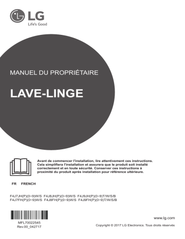 F4J9JHP2T | LG F4J8FHP2S Manuel du propriétaire | Fixfr